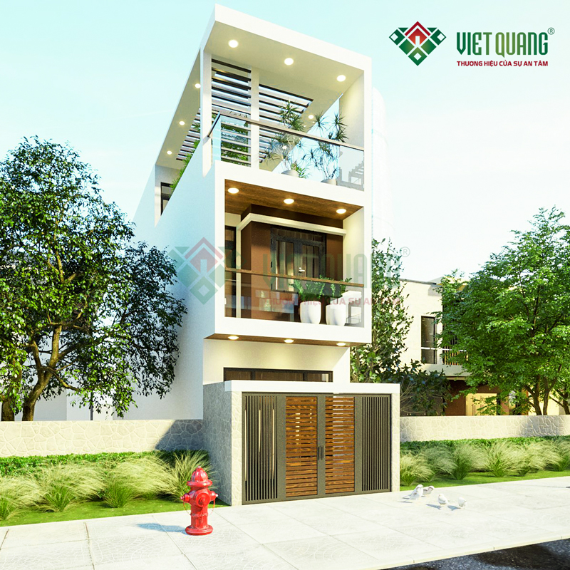 Mẫu Nhà Phố 3 Tầng Hiện Đại Anh Huy Quận 8