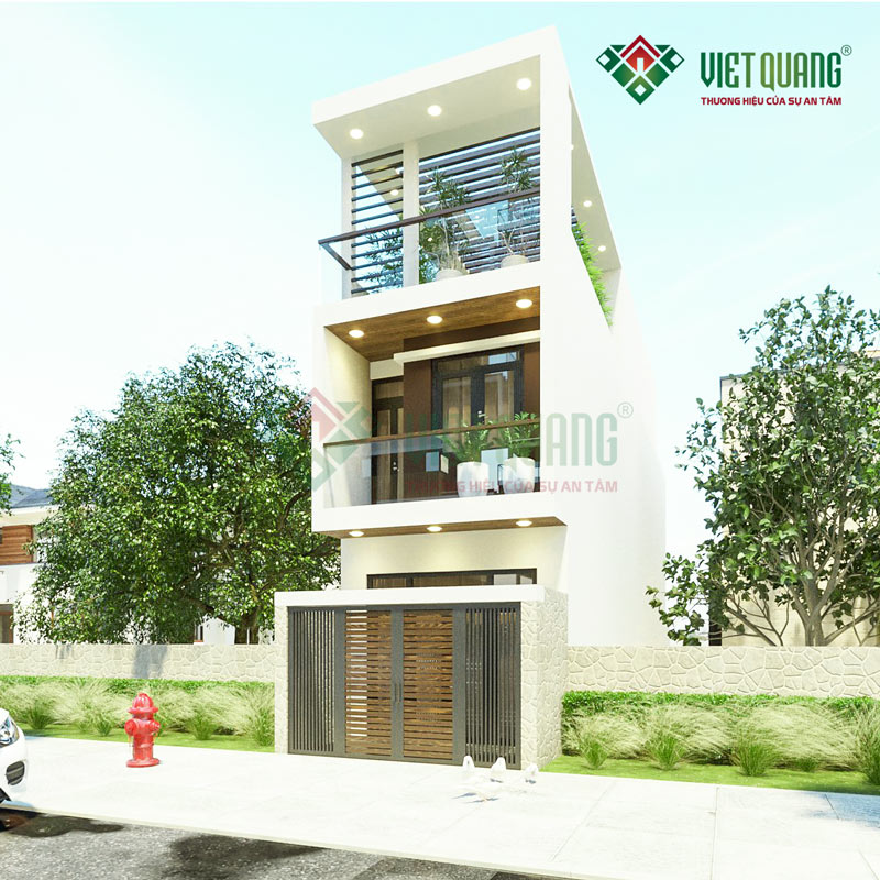 Mẫu Nhà Phố 3 Tầng Hiện Đại Anh Huy Quận 8