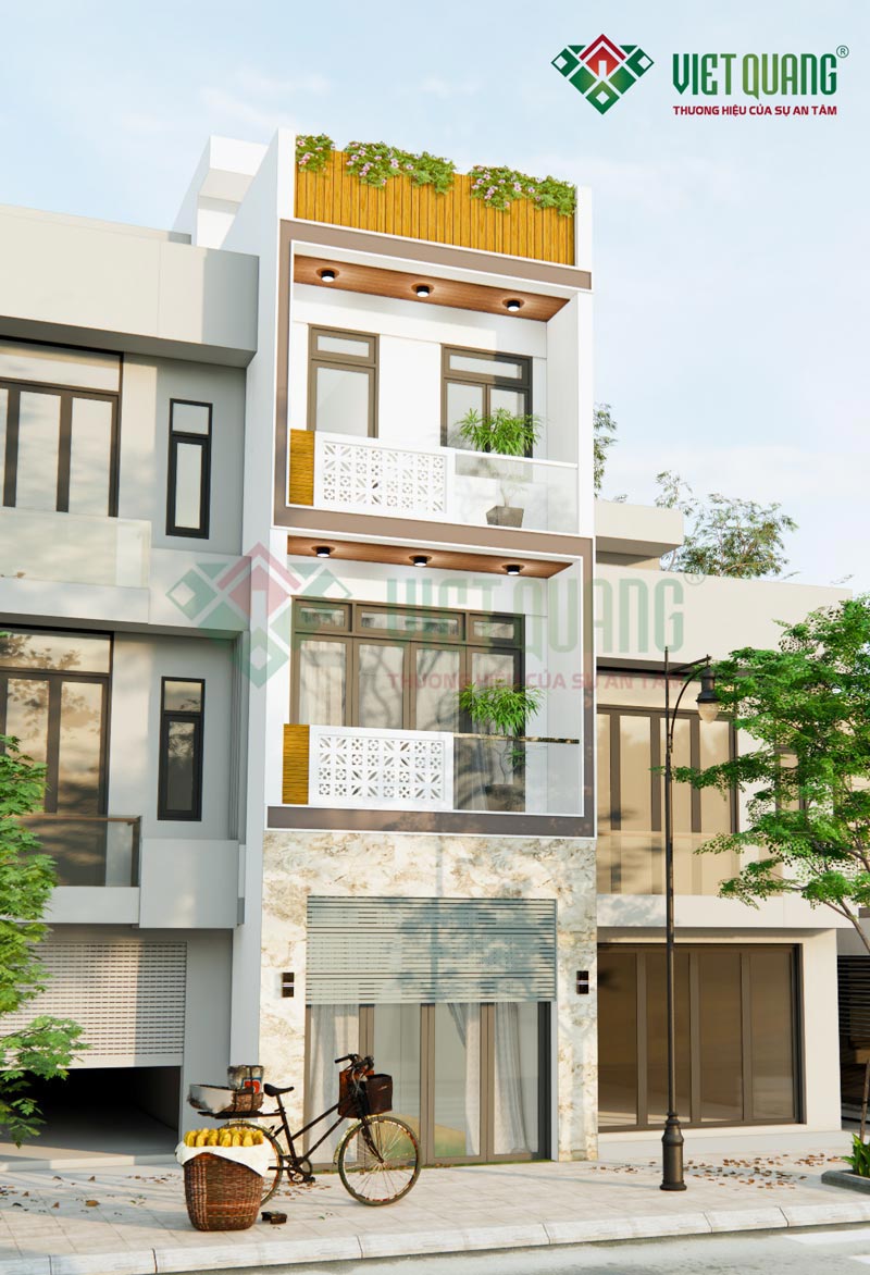 Thiết kế và thi công mẫu nhà phố 4 tầng 4x14m tại Quận 12 anh Hiệp