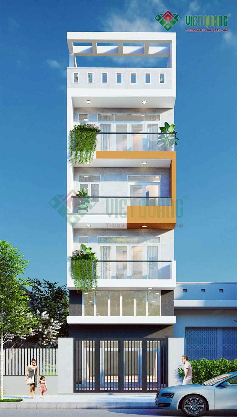 Mẫu Nhà Phố 6 Tầng Hiện Đại – Hành Trình Kiến Tạo Tổ Ấm Mới Của Anh Nam Tại Quận 11