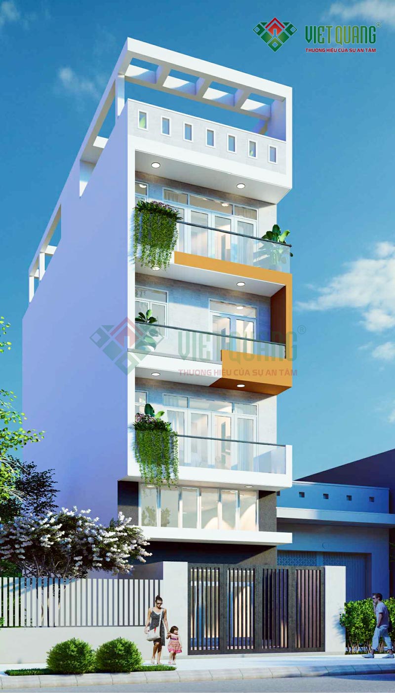 Mẫu Nhà Phố 6 Tầng Hiện Đại – Hành Trình Kiến Tạo Tổ Ấm Mới Của Anh Nam Tại Quận 11