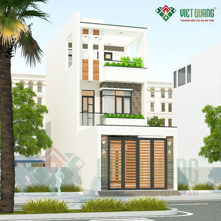 Nhà phố 3 tầng 4.73x12m hiện đại – khi ánh sáng và không gian hòa làm một