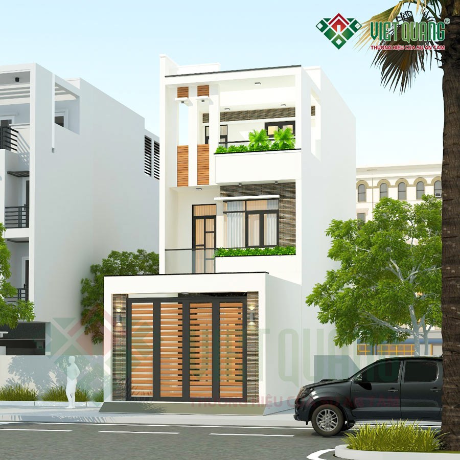 Nhà phố 3 tầng 4.73x12m hiện đại – khi ánh sáng và không gian hòa làm một
