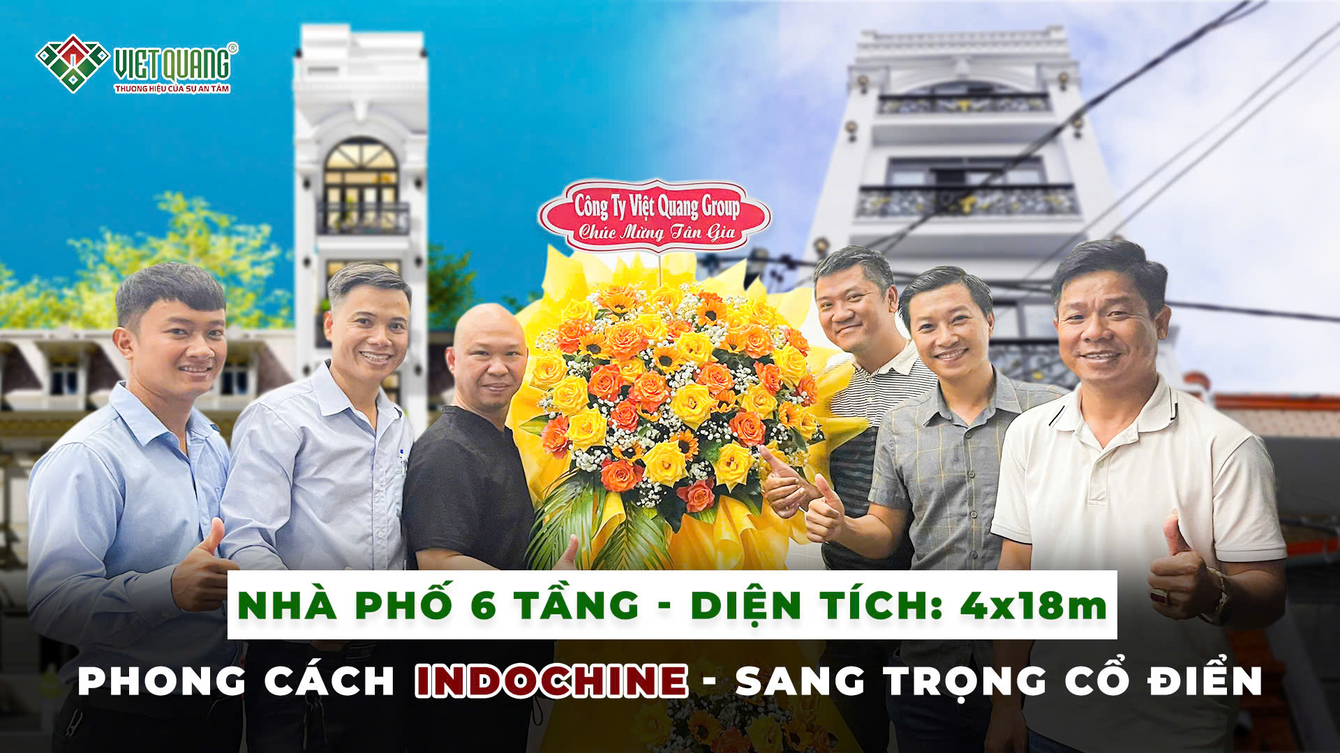 Nhà phố 6 tầng 4x18m phong cách indochine | Cảm nhận của anh Nam sau khi nhận bàn giao