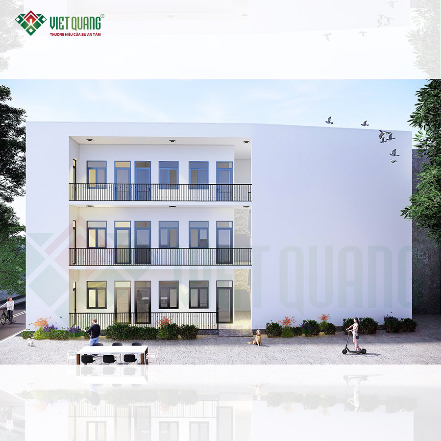 Mẫu nhà lô góc 2 mặt tiền 3 tầng 6x22m – Không gian sống giàu ánh sáng của chị Loan tại Thủ Đức