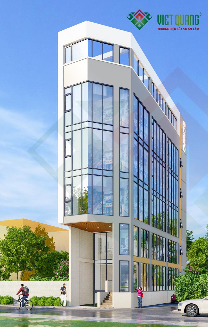 Mẫu nhà phố 7 tầng có tầng hầm diện tích 5x16m – Quận Tân Bình