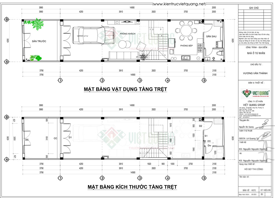 Bố trí công năng nhà phố 1 trệt 3 lầu mặt tiền 4m - Chú Thảnh tại TP. Thủ Đức
