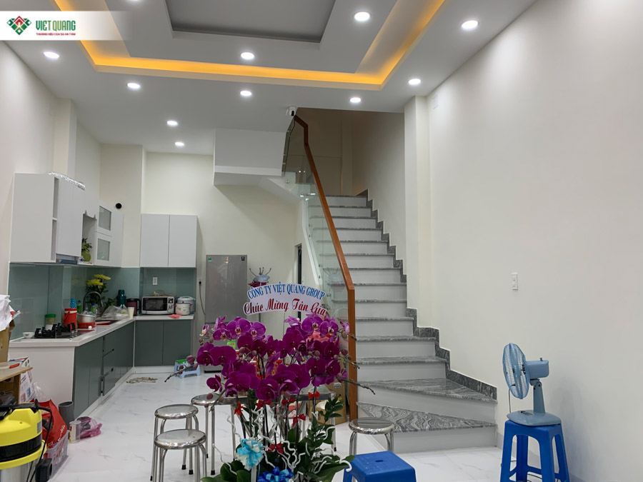 Hoàn thiện nhà phố 3 tầng 4.5x11m của anh Cường tại Quận Tân Bình