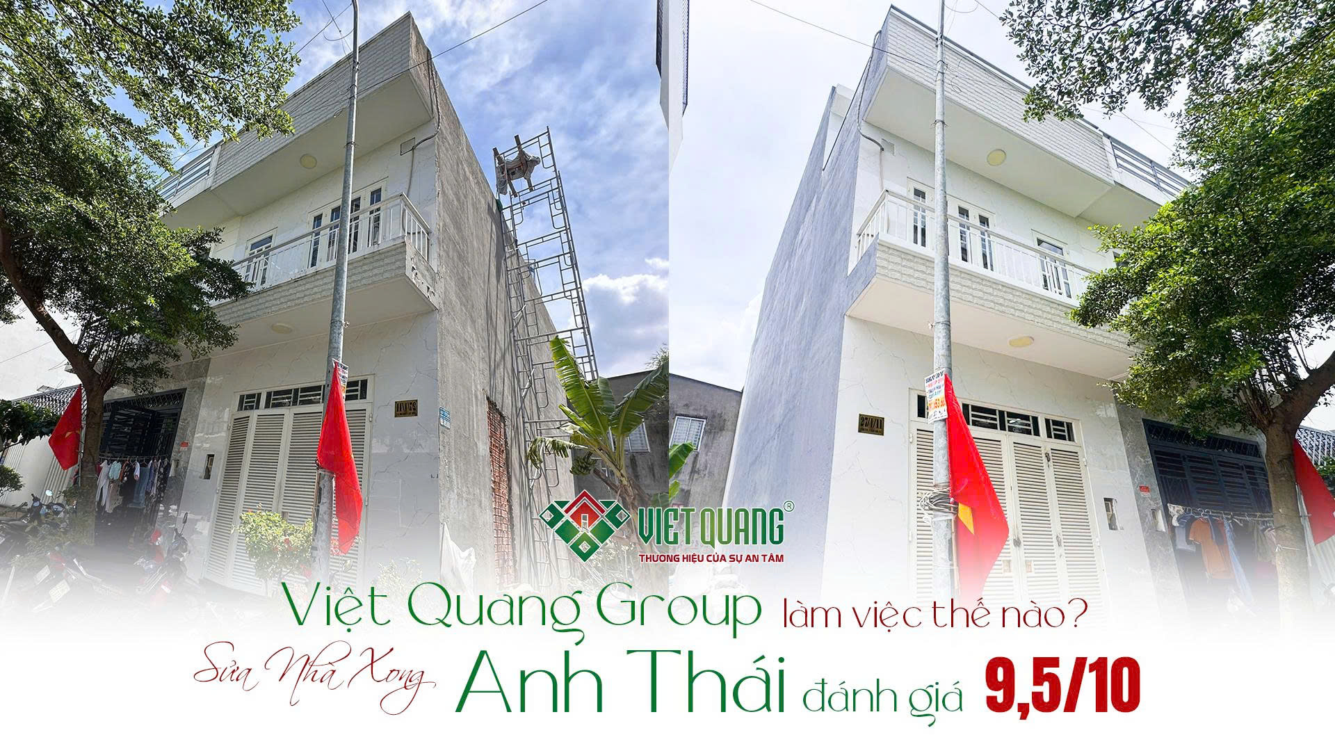 9.5/10 anh thái đánh giá về Việt Quang Group sau khi nhận bàn giao
