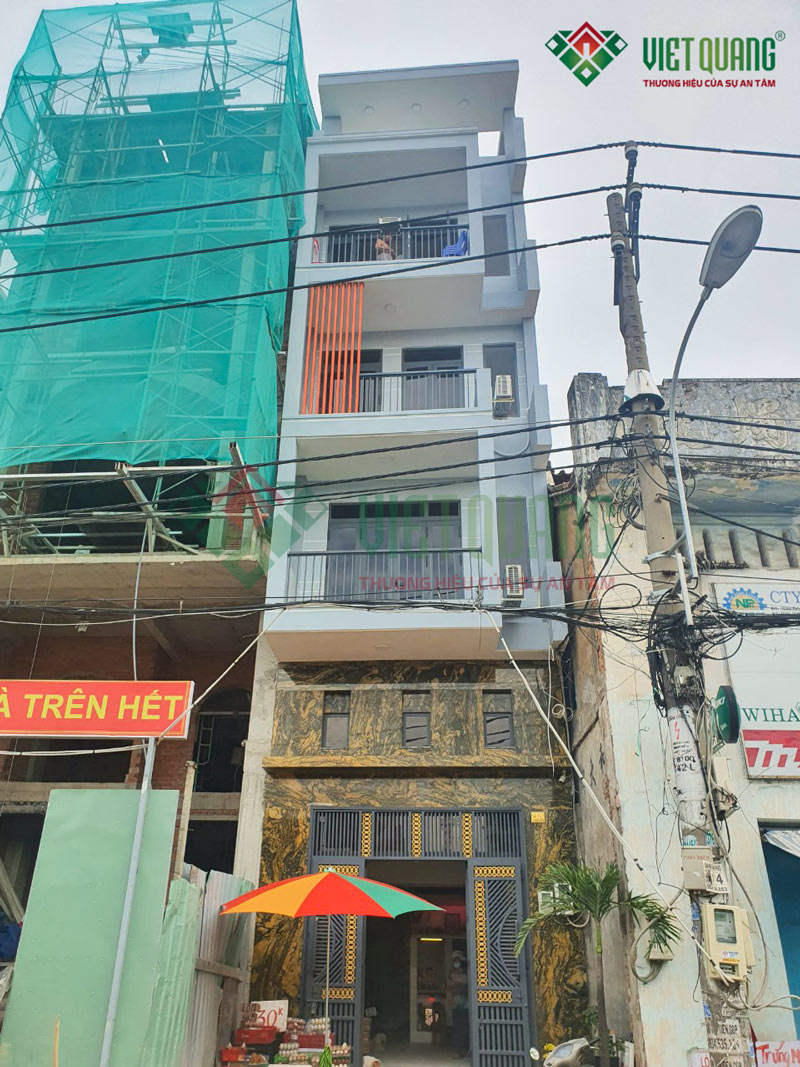 Dự án xây nhà trọn gói 6 tầng của anh Bình tại Quận 8 