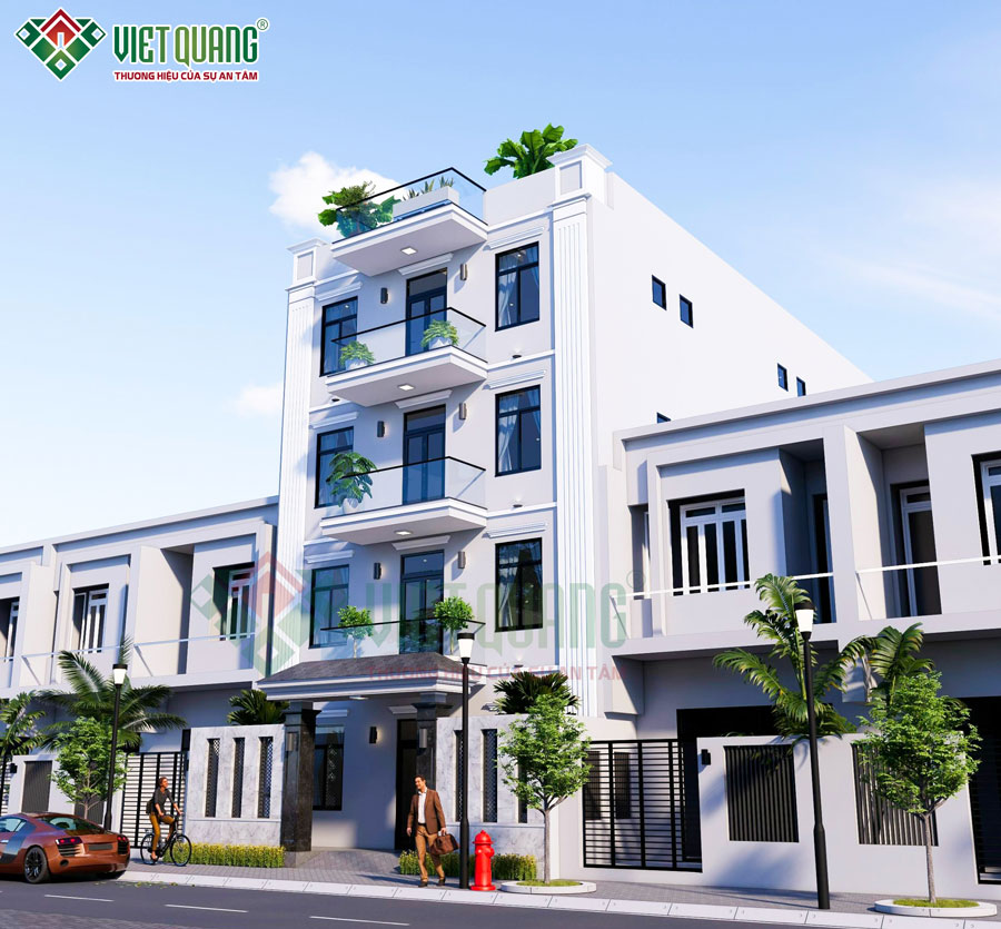 Mẫu nhà trọ 4 tầng sân thượng 27x10m – giải pháp tối ưu lợi nhuận cho nhà đầu tư tại Hóc Môn 