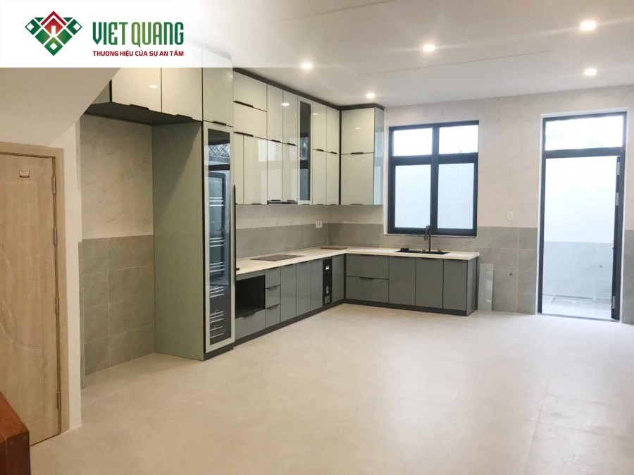 Bàn giao ngôi nhà phố 1 Trệt 2 Lầu và Mái nhà Anh Thắng Quận 8