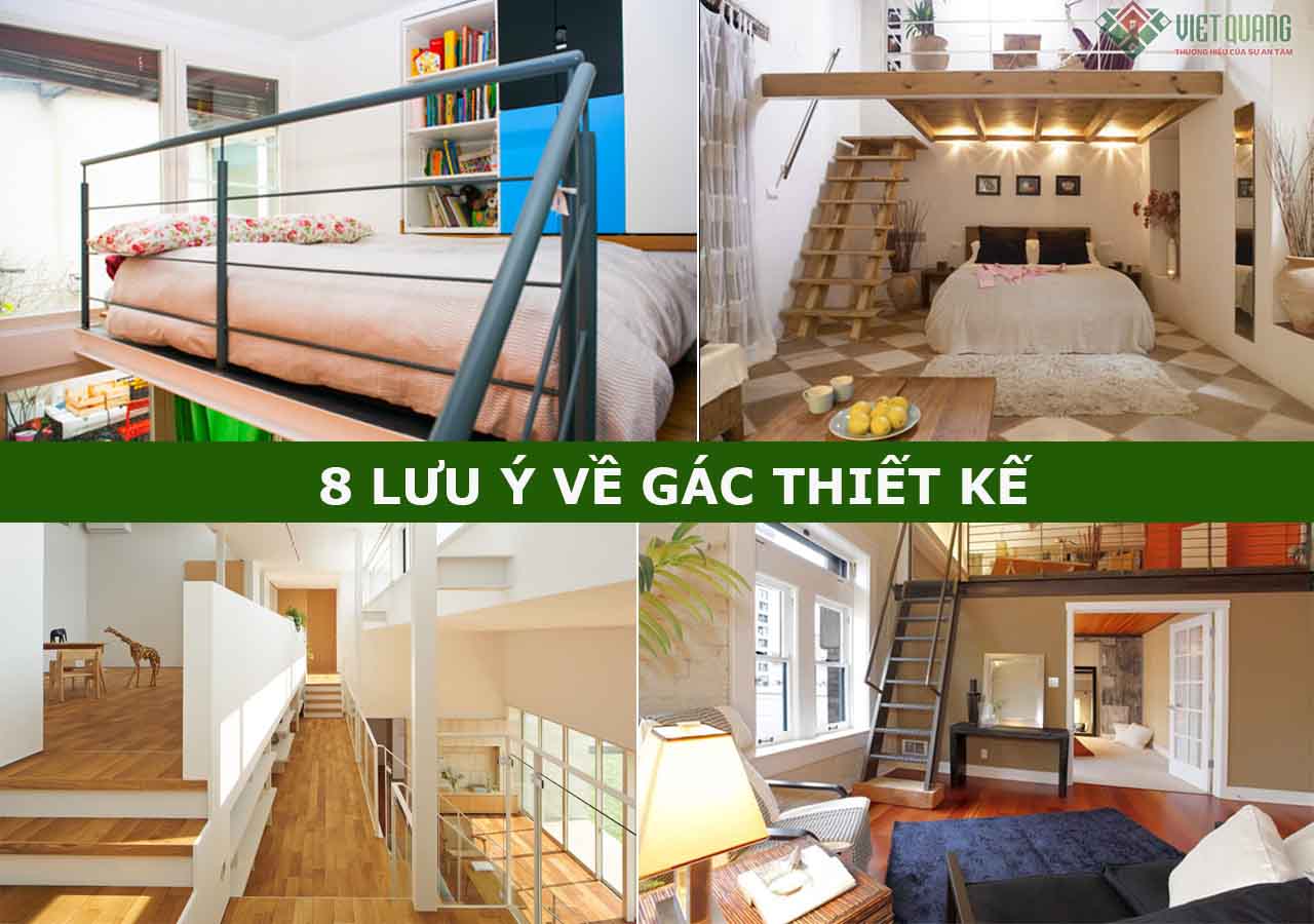 8 lưu ý quan trọng khi thiết kế và xây dựng gác lửng cho nhà phố 