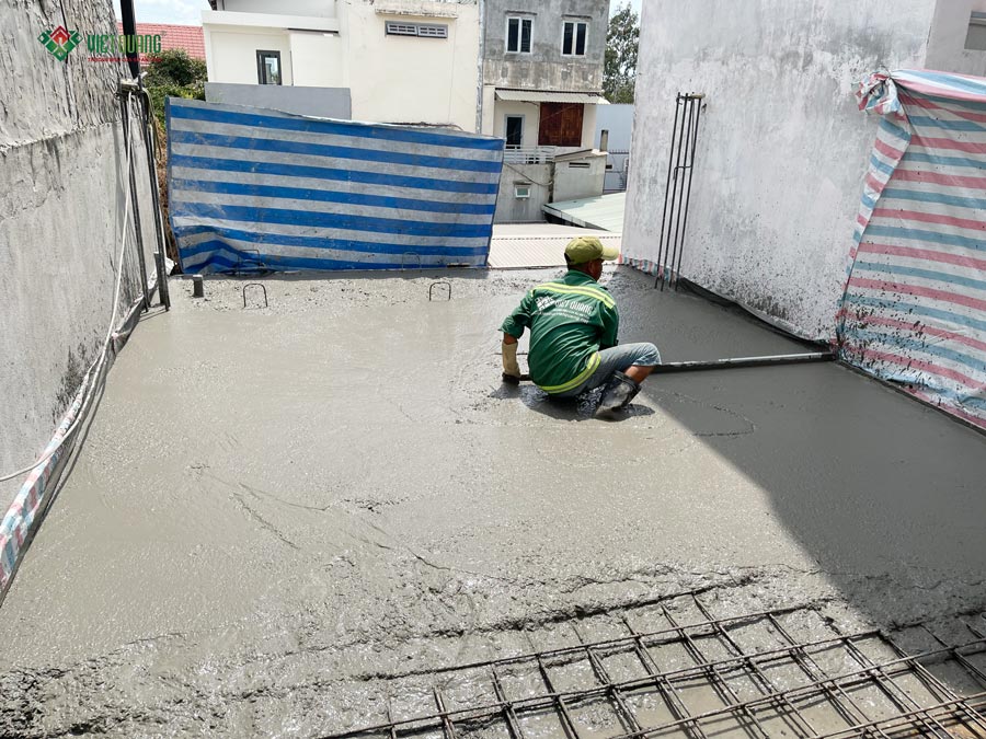 Thi công đổ bê tông sàn