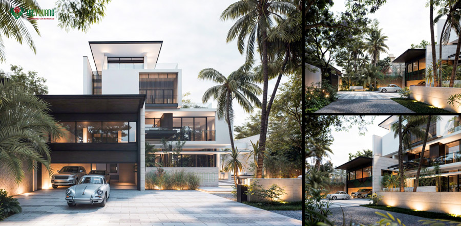 Biệt thự 4 tầng hiện đại – Khi ngôi nhà trở thành một khu nghỉ dưỡng thu nhỏ