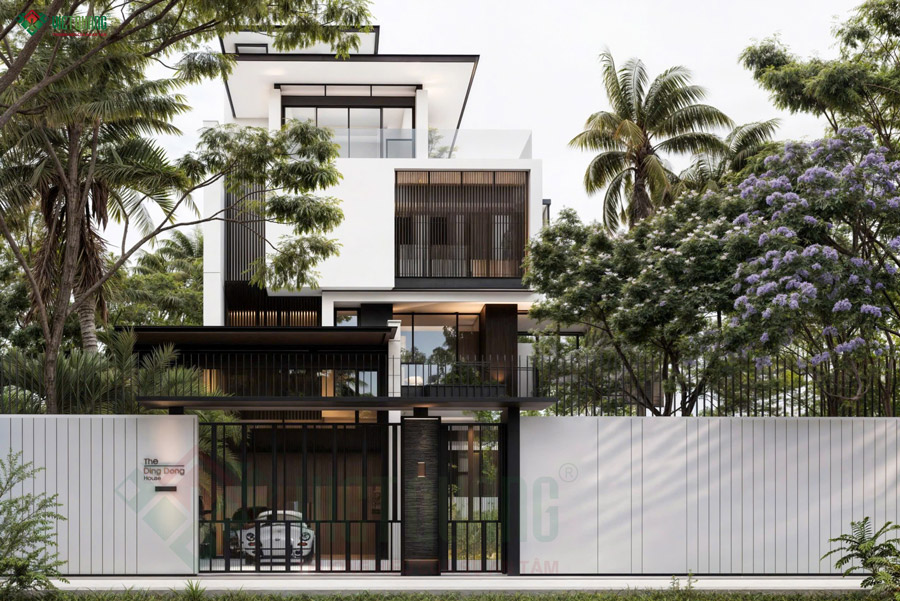 Mẫu biệt thự 1000m2 cho gia đình Cô Mai quận Bình Thạnh 