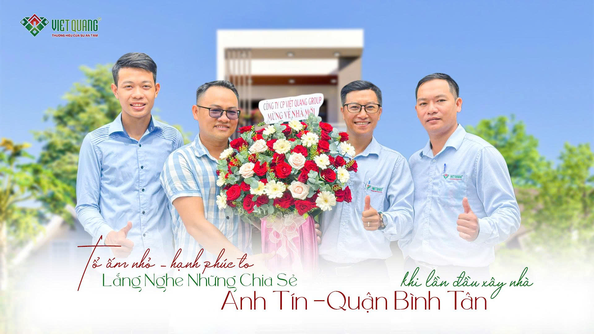 Bàn giao nhà phố | Anh Tín đánh giá ra sao về tinh thần và chất lượng thi công của Việt Quang Group?