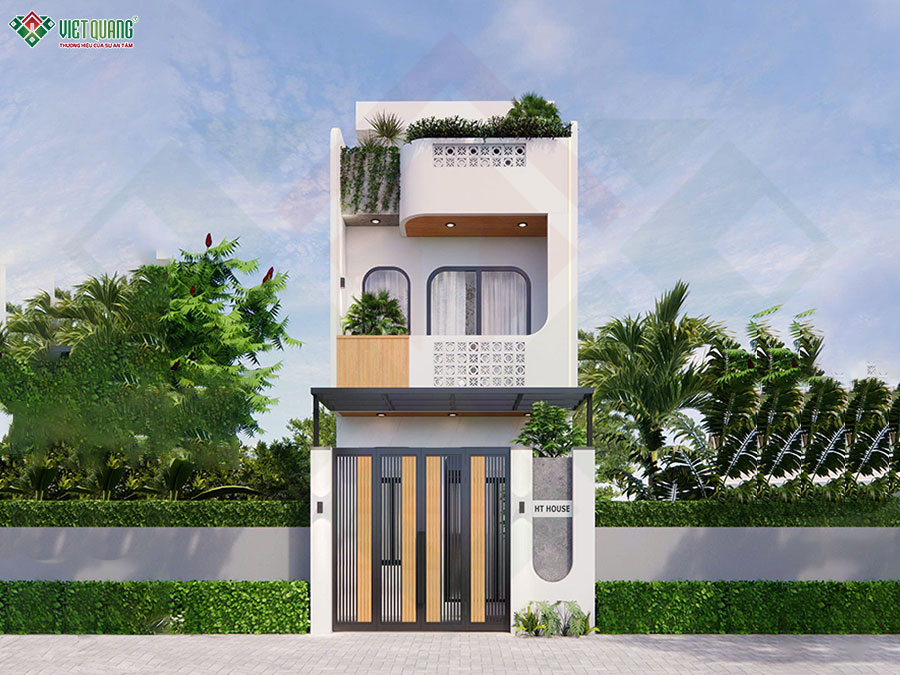 Nhà phố 1 trệt 1 lầu tum sân thượng 4x14m anh Huy Phường Phước Long TP.HCM 