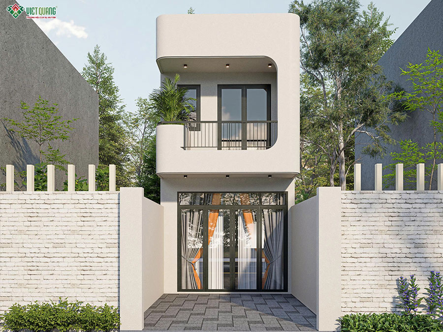 Mẫu nhà phố 2 tầng 4x17m chị Quyên ở Hóc Môn 