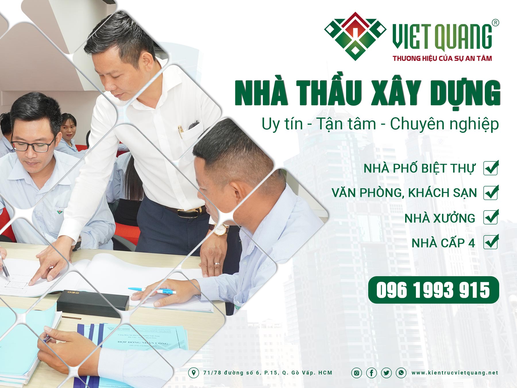 10 kinh nghiệm chọn nhà thầu xây dựng uy tín