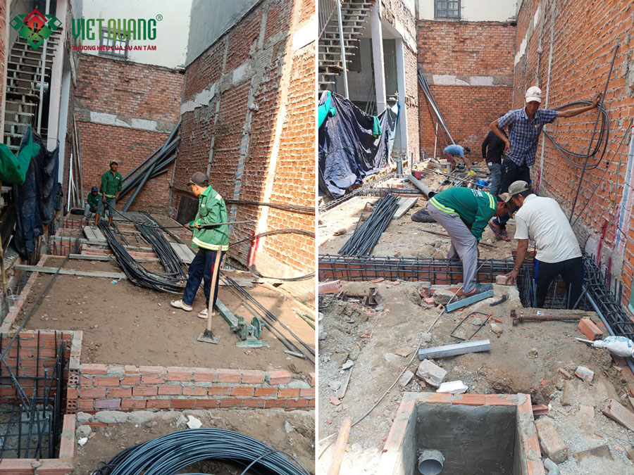 Thi công nền móng