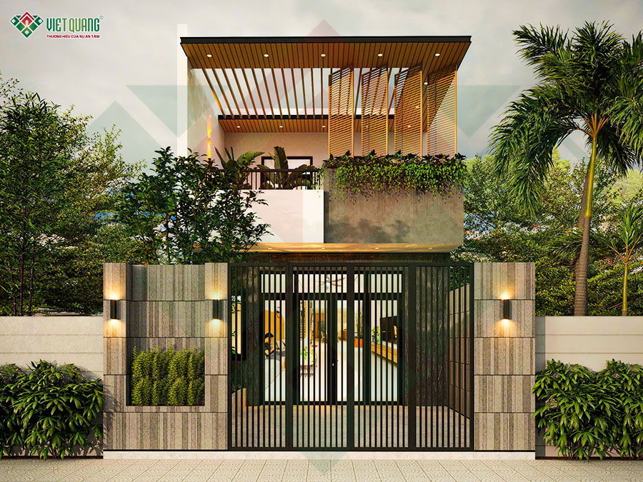 Mẫu nhà 2 tầng 6x12m cho gia đình anh Cảnh ngụ xã Củ Chi, TPHCM 