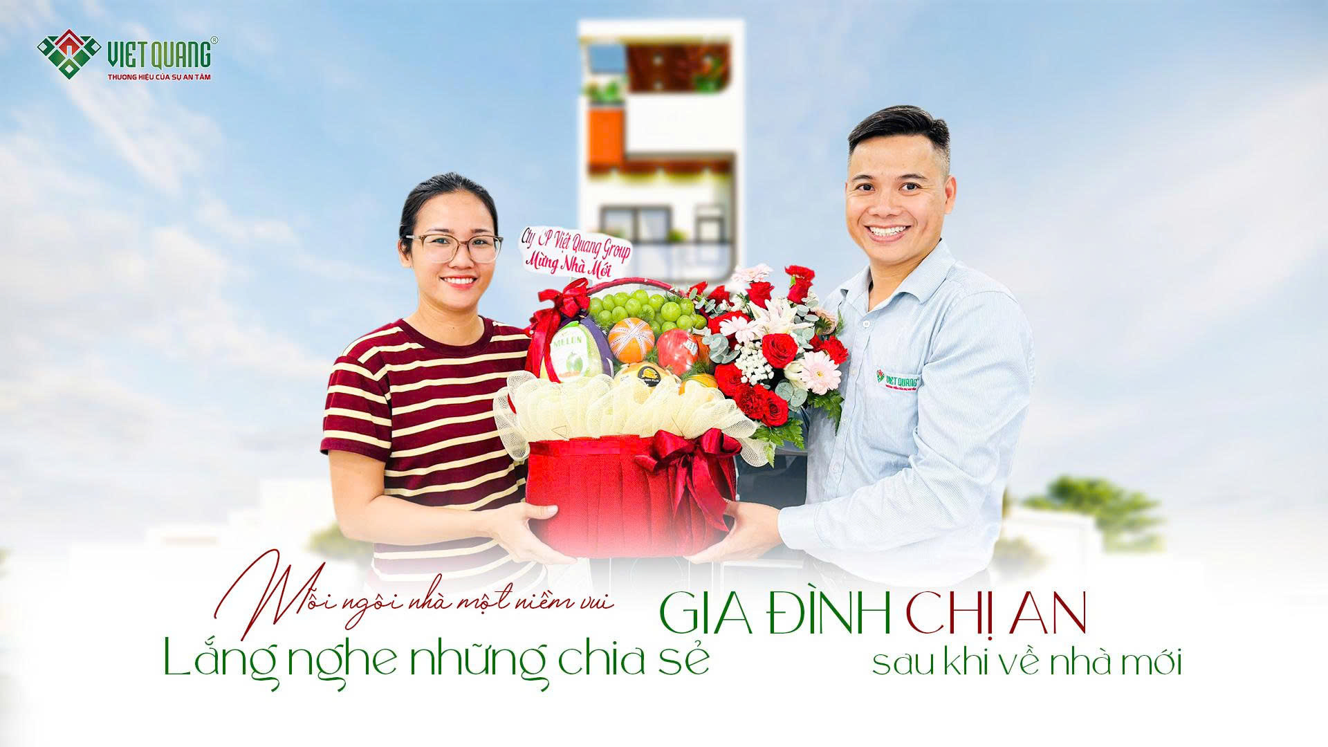 Chị An đánh giá như thế nào về ngôi nhà 1 trệt 1 lửng 2 lầu tum sân thượng do Việt Quang Group thi công
