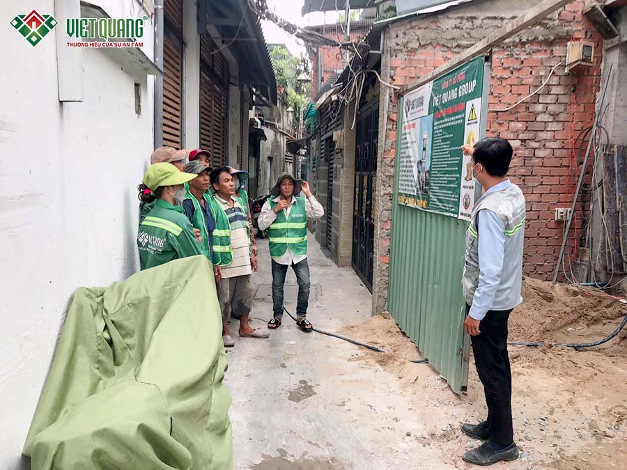 Thi công dựng khung