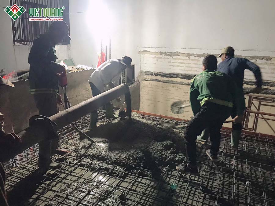 Thi công dựng khung