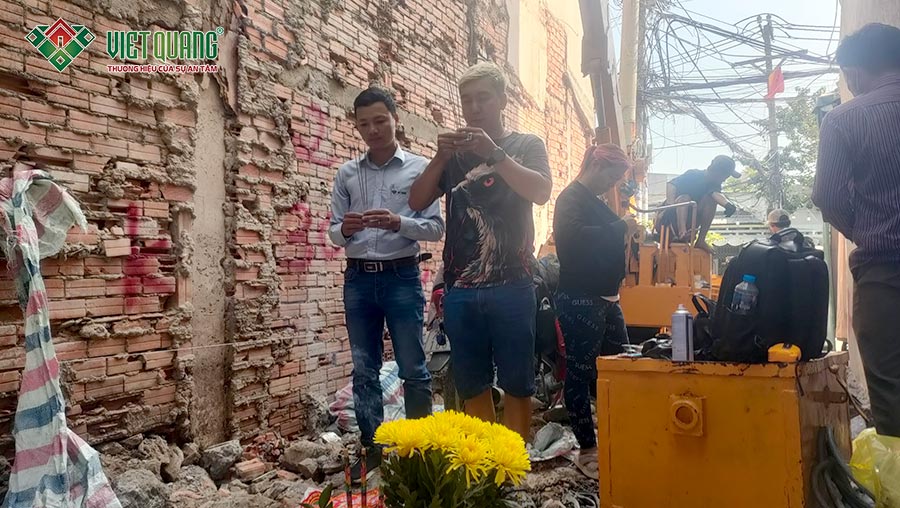 Thi công phần móng