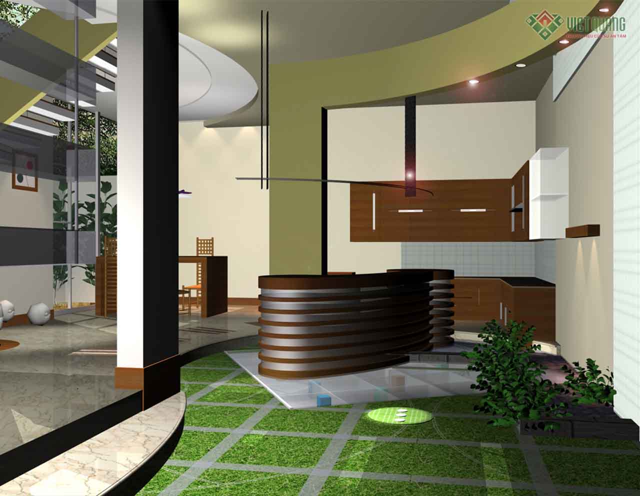 Giải pháp thiết kế và lưu ý gia chủ cần biết khi thi công Giếng trời nhà phố