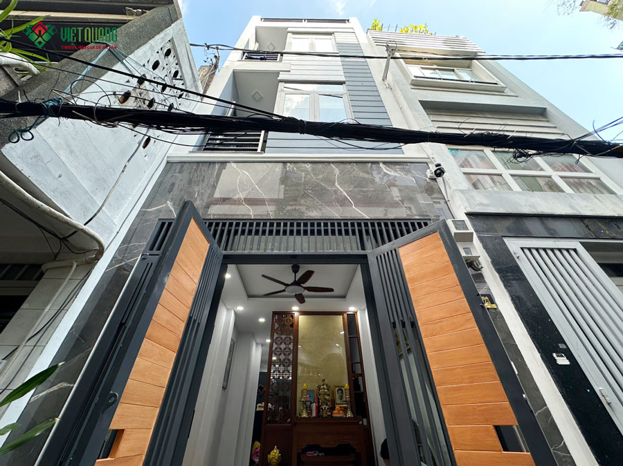 Thi công xây dựng nhà phố 3 tầng mặt tiền 3,5m nở hậu 6m nhà Chị Hương Quận 3