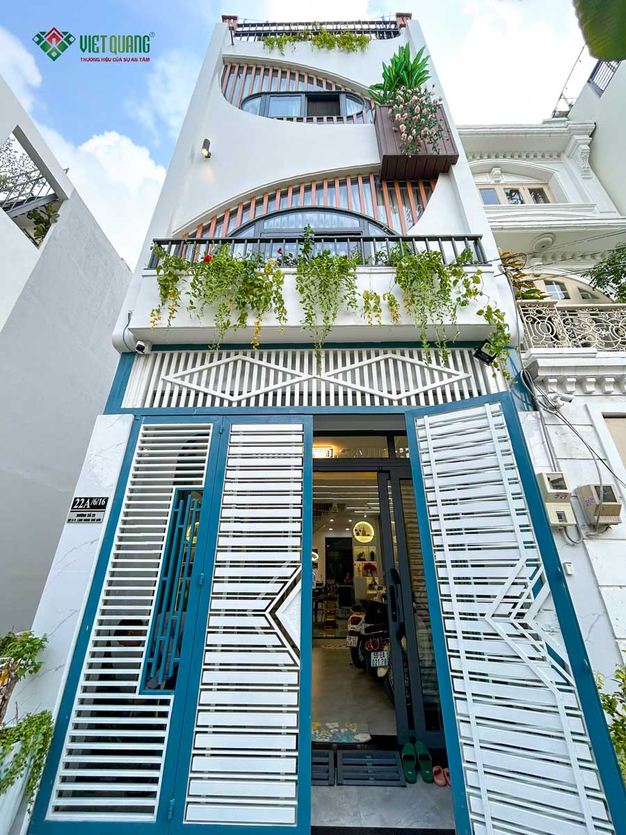 Thi công xây dựng trọn gói nhà phố 3 tầng sân thượng 4x15m nhà Anh Long ở TP. Thủ Đức 