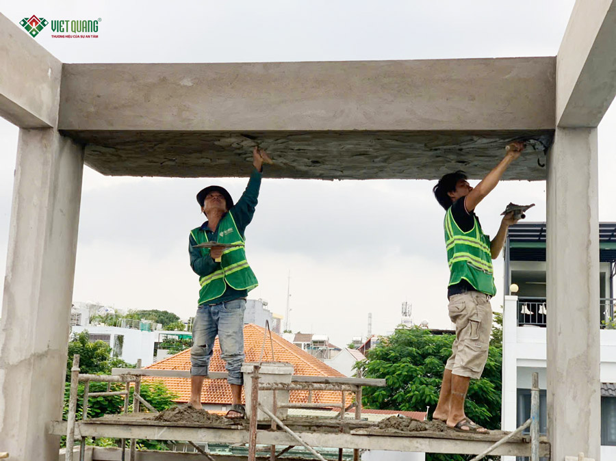 Xây dựng biệt thự 3 tầng của anh Thiện ở TP Thủ Đức