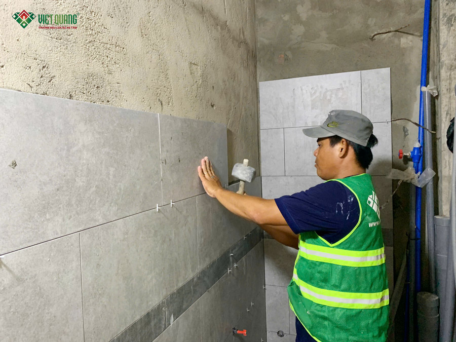 Thi công hoàn thiện nhà 1 trệt lửng 3 lầu