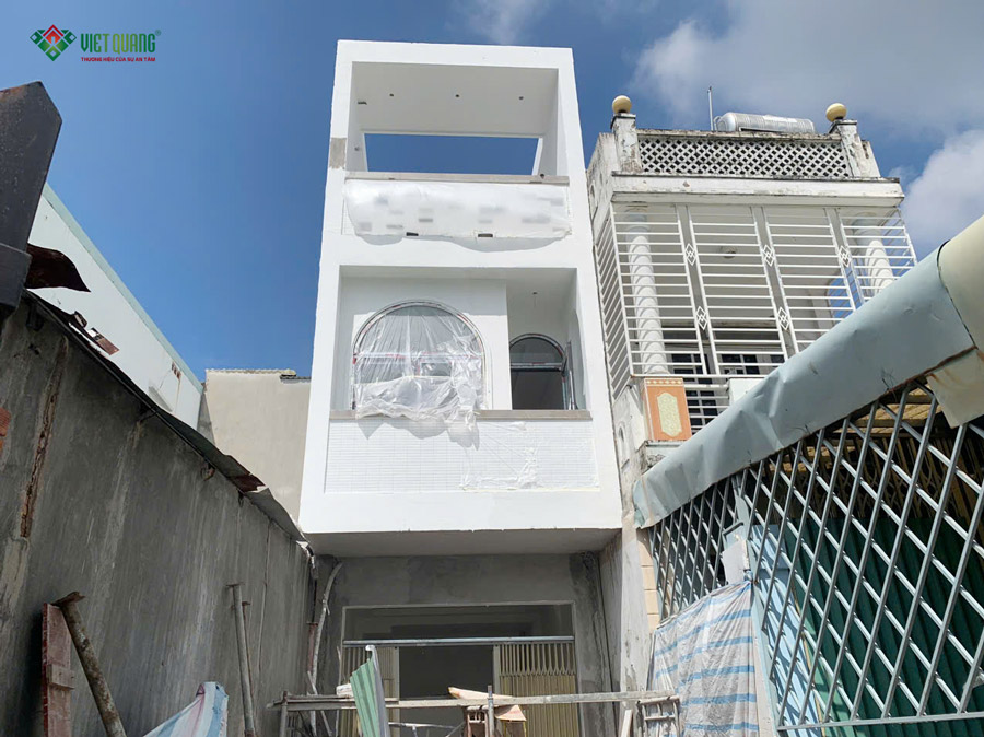 Xây dựng biệt thự 3 tầng của anh Thiện ở TP Thủ Đức