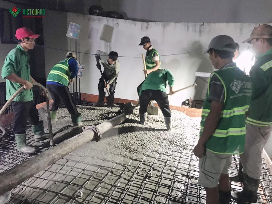 Thi công dựng khung