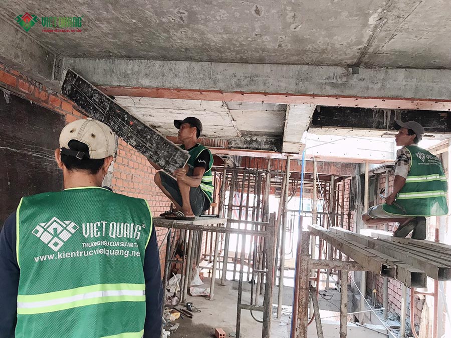 Thi công dựng khung