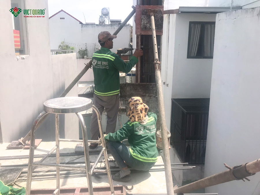 Thi công dựng khung