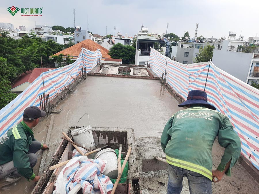 Xây dựng biệt thự 3 tầng của anh Thiện ở TP Thủ Đức