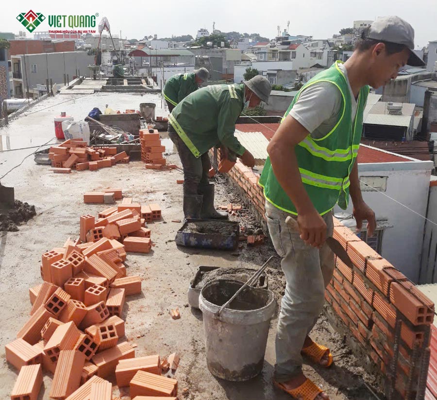 Xây dựng biệt thự 3 tầng của anh Thiện ở TP Thủ Đức