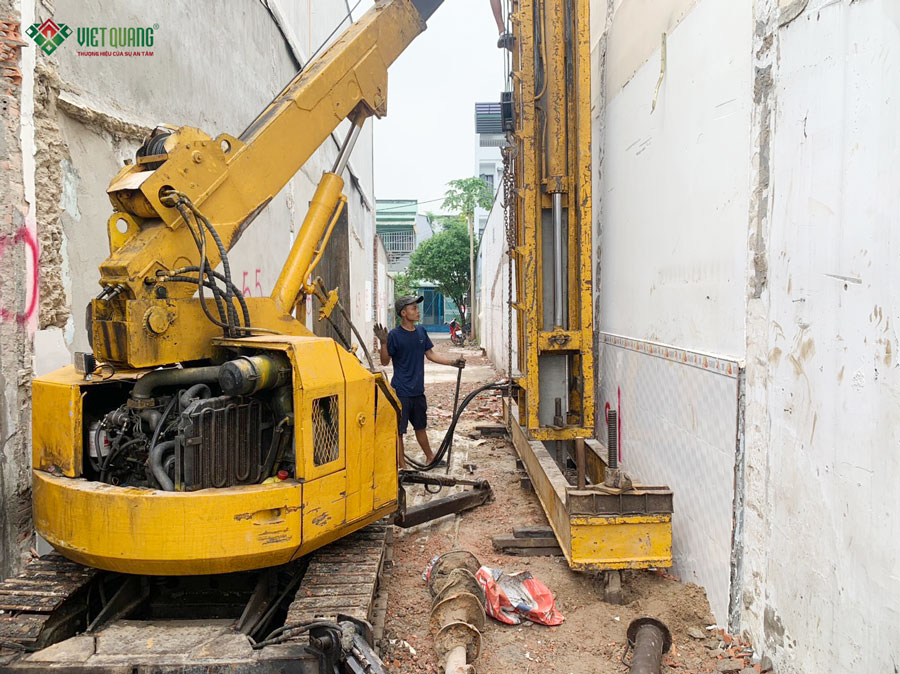 Xây dựng biệt thự 3 tầng của anh Thiện ở Quận Thủ Đức