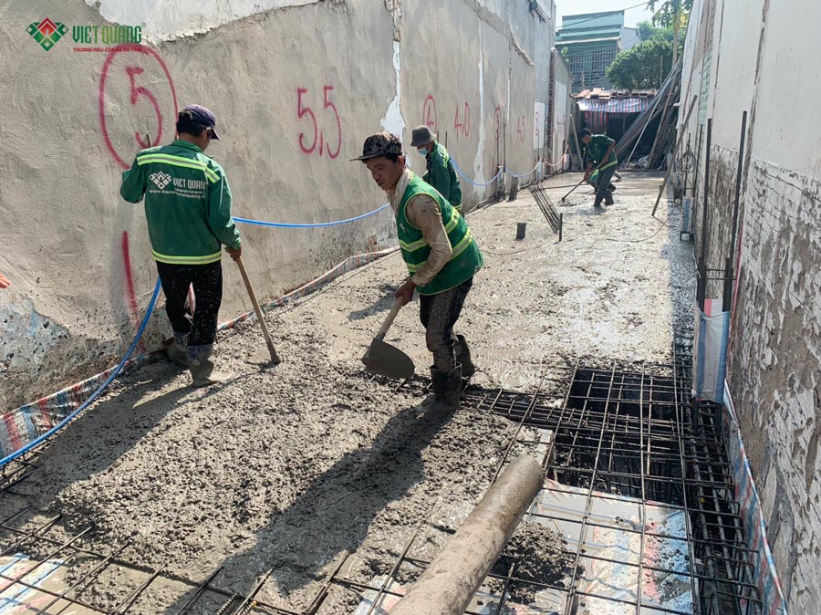 Xây dựng biệt thự 3 tầng của anh Thiện ở Quận Thủ Đức