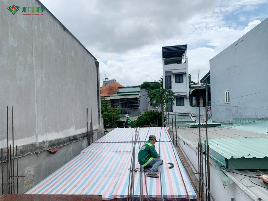 Xây dựng biệt thự 3 tầng của anh Thiện ở Quận Thủ Đức