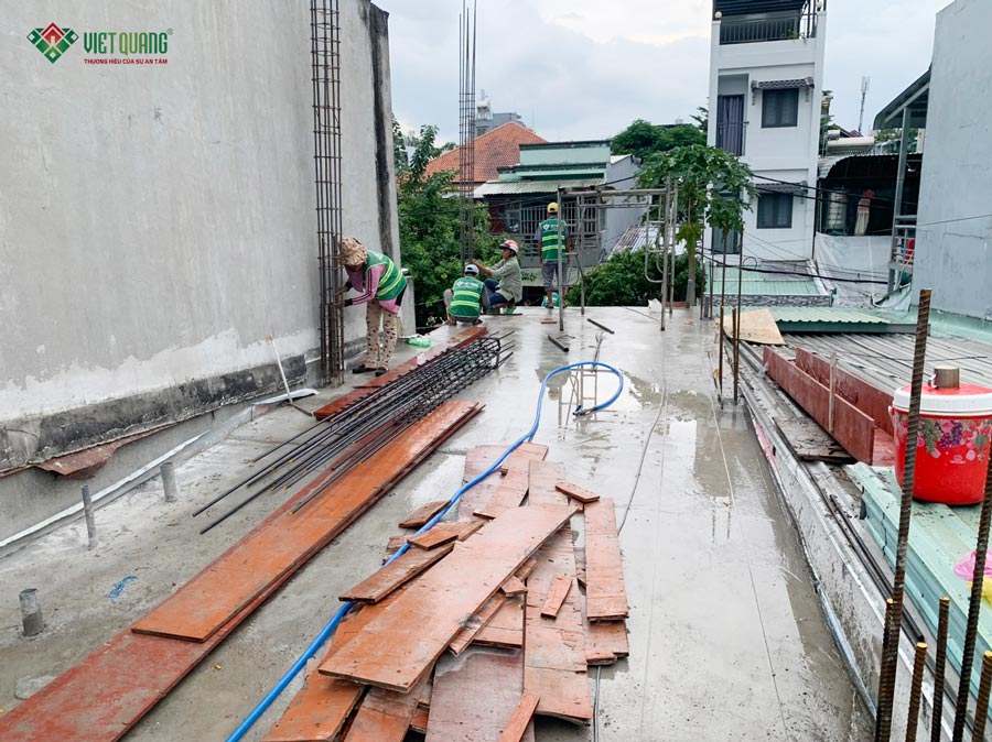 Xây dựng biệt thự 3 tầng của anh Thiện ở Quận Thủ Đức