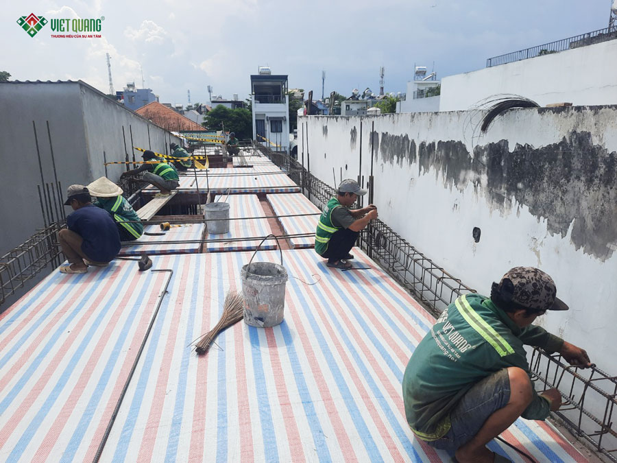 Xây dựng biệt thự 3 tầng của anh Thiện ở Quận Thủ Đức