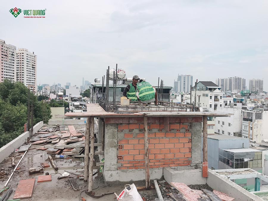 Thi công dựng khung