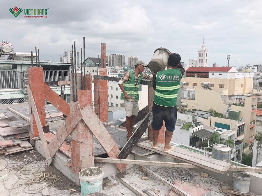 Thi công dựng khung