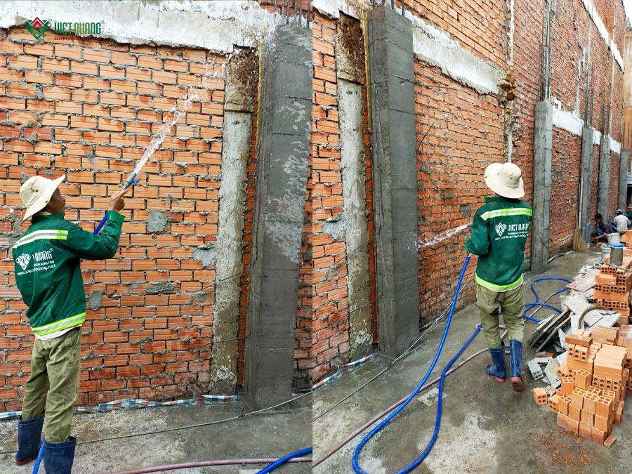 Hình ảnh thi công tầng trệt