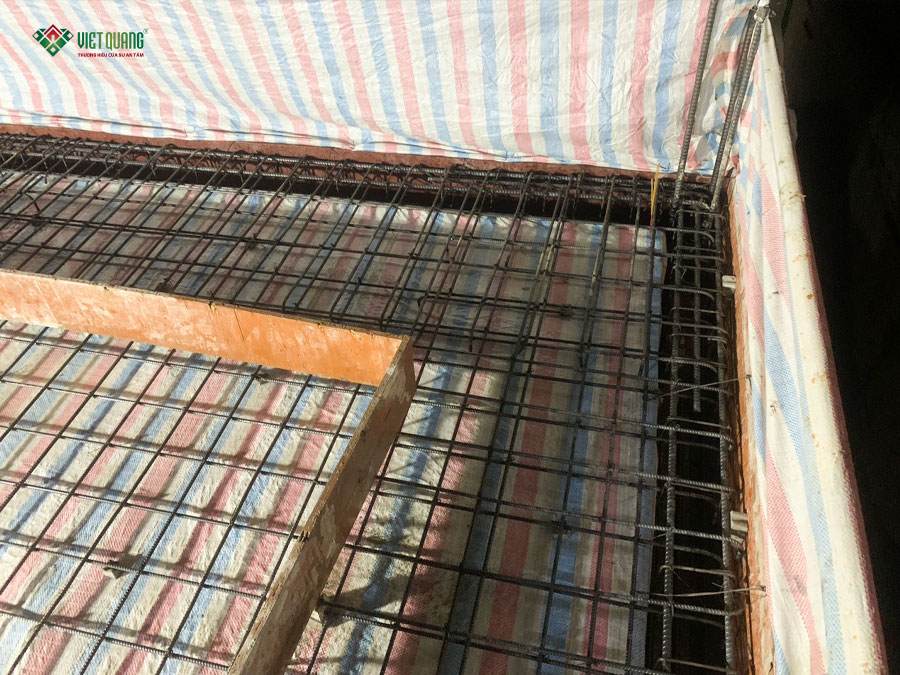 Hình ảnh thi công sân thượng